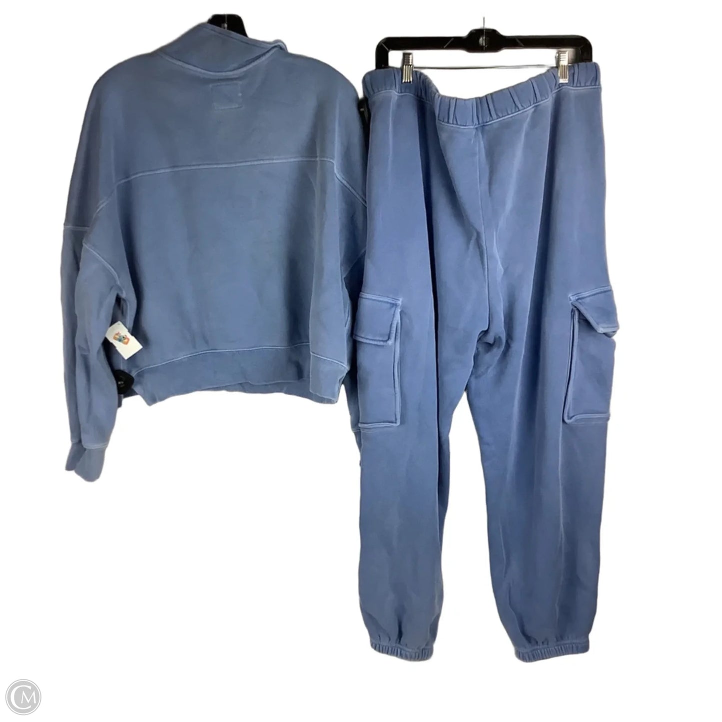 Athletic Pants 2pc By Abercrombie And Fitch In Blue, Size: Xl