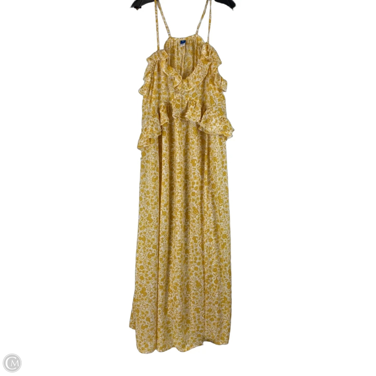 Dress Casual Maxi By Old Navy In Yellow, Size: M