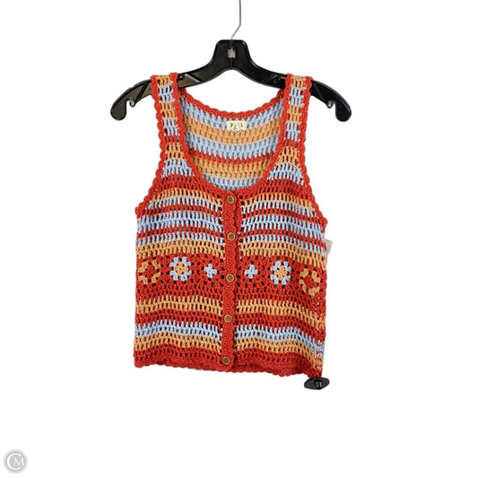 Vest Sweater By Pol In Multi-colored, Size: S