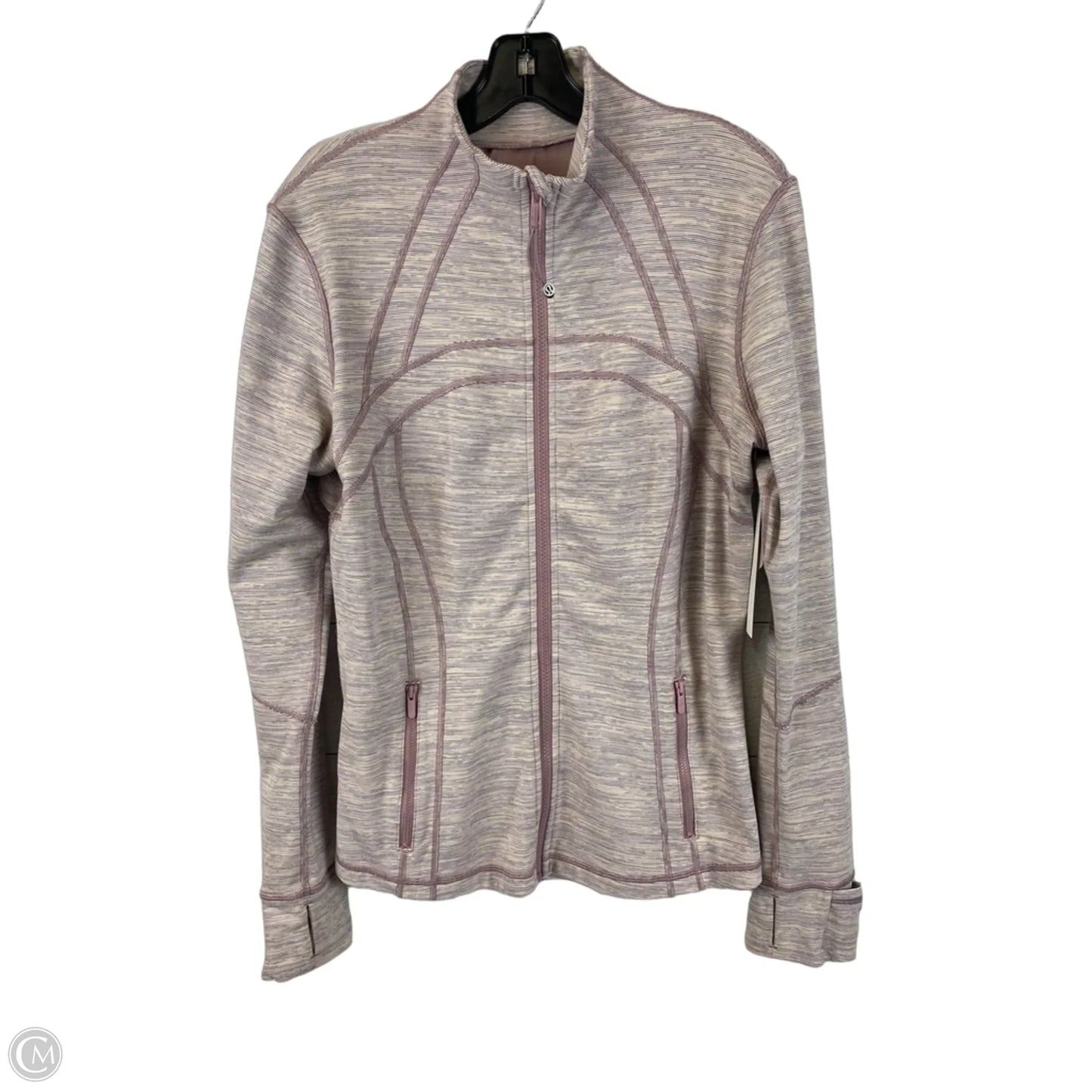 Athletic Jacket By Lululemon In Purple, Size: 12