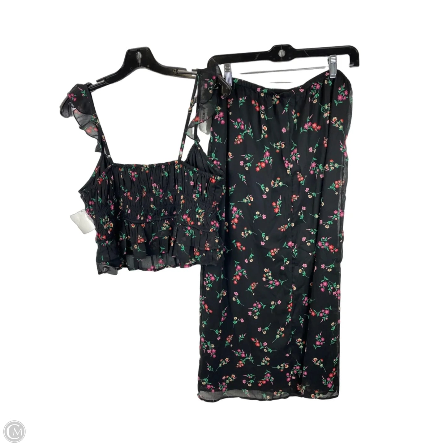 Skirt Set 2pc By No Boundaries In Black, Size: M