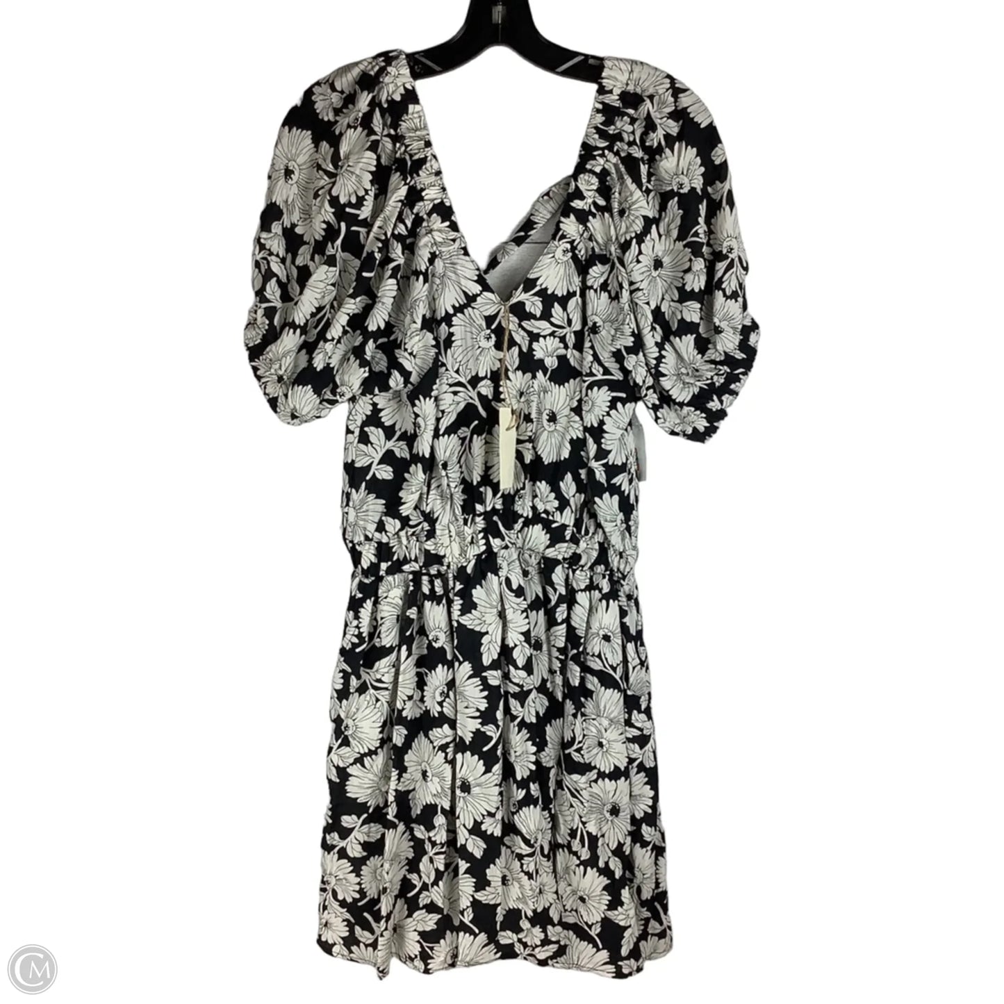 Dress Casual Short By Easel In Black & Cream, Size: S