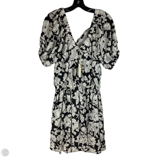 Dress Casual Short By Easel In Black & Cream, Size: S