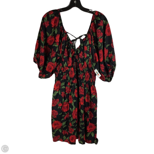 Dress Casual Short By Old Navy In Floral Print, Size: M