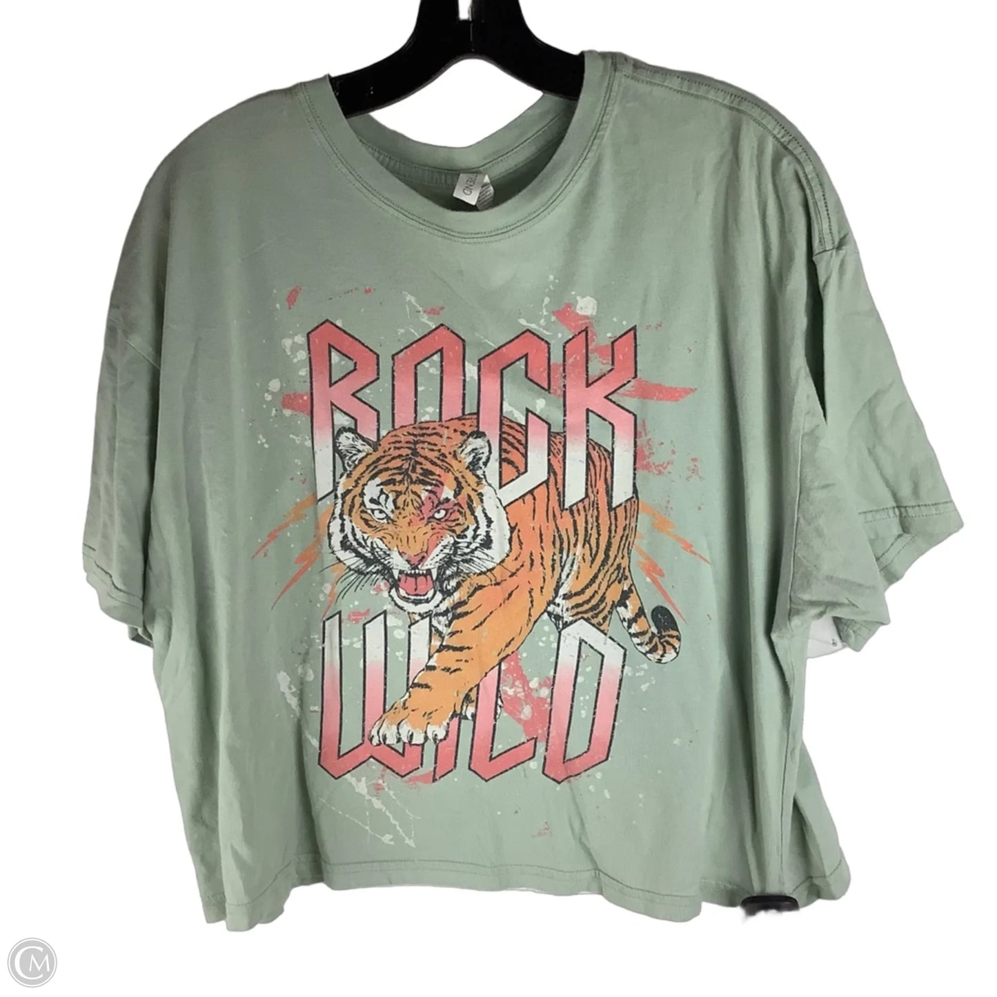Top Short Sleeve Basic By Clothes Mentor In Green, Size: M