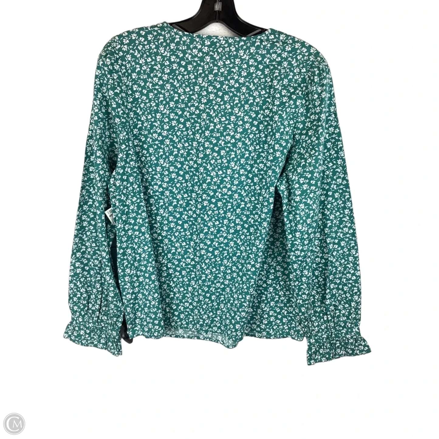 Top Long Sleeve By J. Crew In Floral Print, Size: M