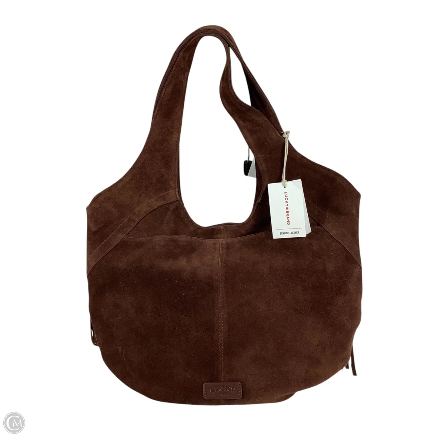 Handbag Leather By Lucky Brand, Size: Medium