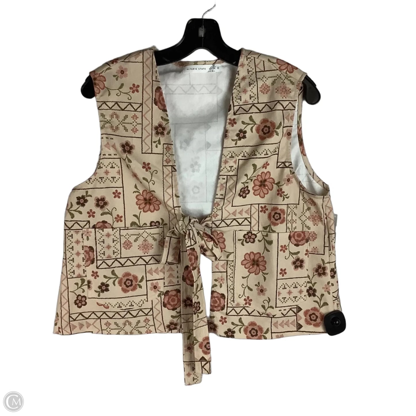 Vest Other By Altard State In Tan, Size: M
