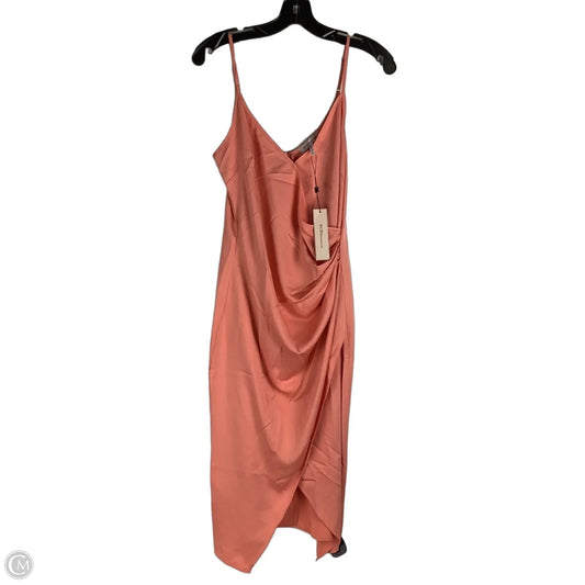 Dress Casual Midi By Bcbgeneration In Peach, Size: S