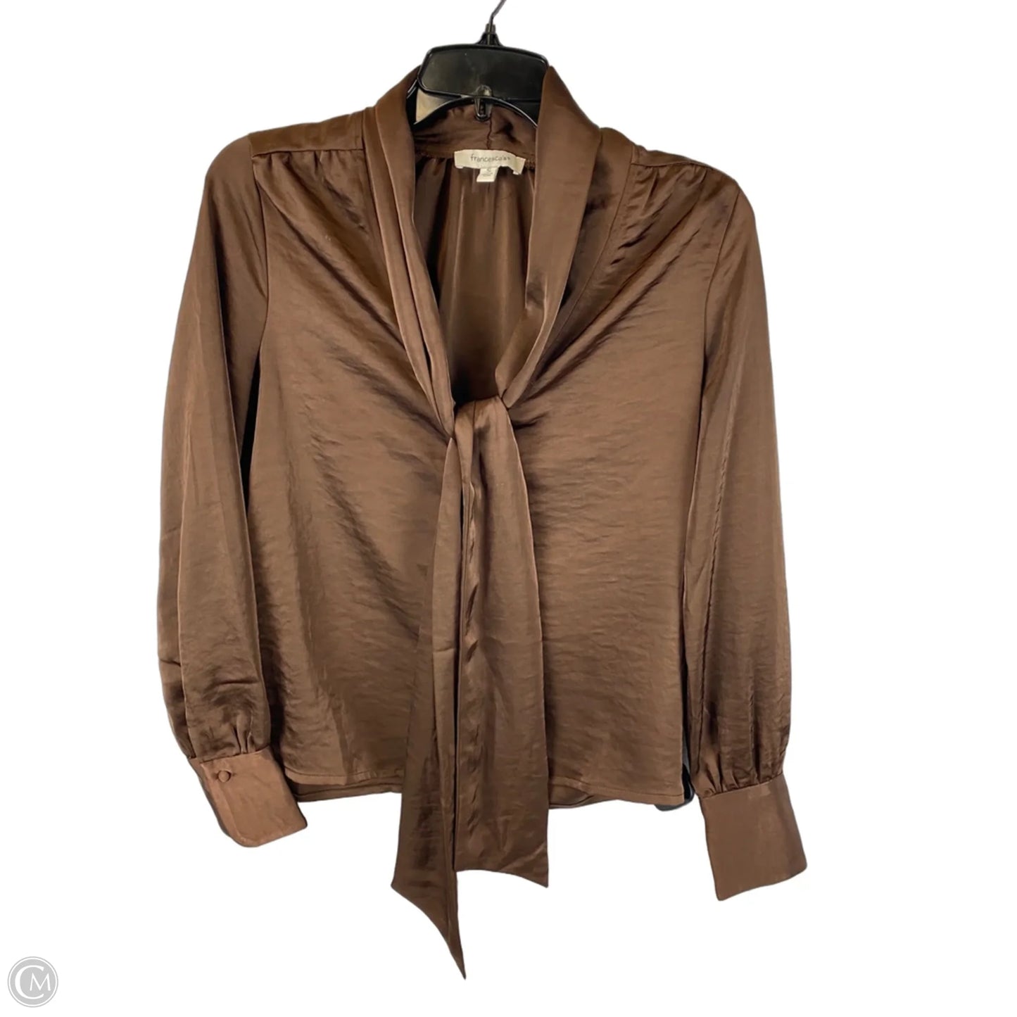 Top Long Sleeve By Francesca’s In Brown, Size: S