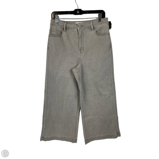 Jeans Wide Leg By Hidden In Grey Denim, Size: 6