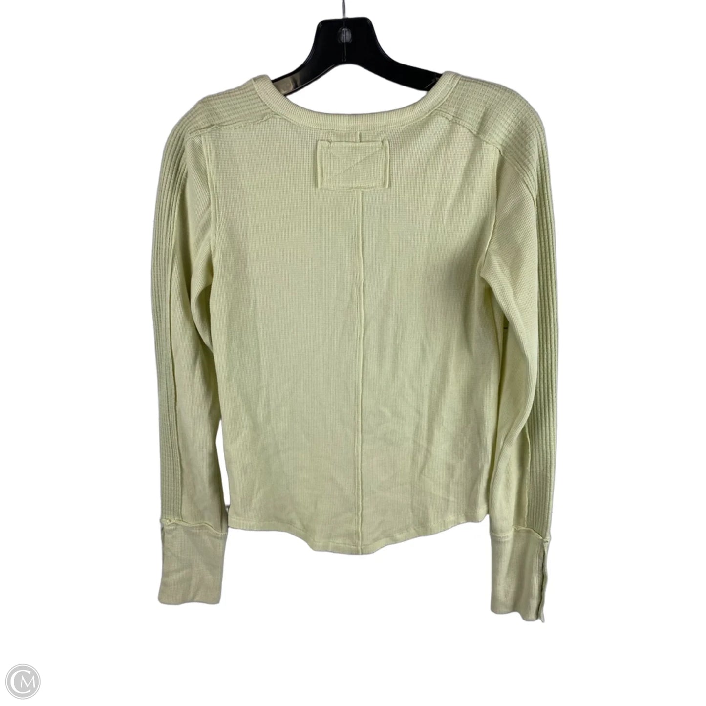 Top Long Sleeve By We The Free In Yellow, Size: S