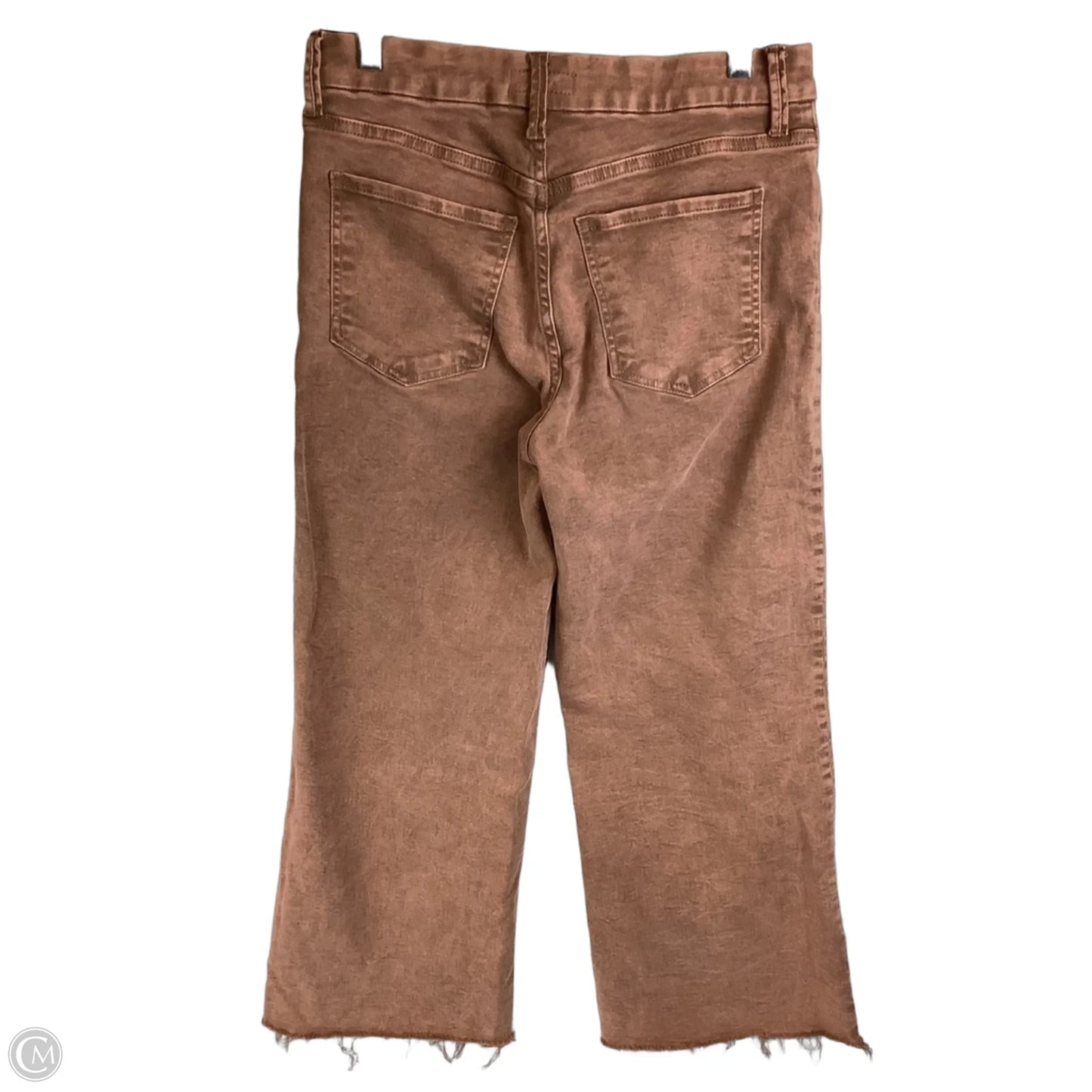 Jeans Wide Leg By Kut In Brown Denim, Size: 4
