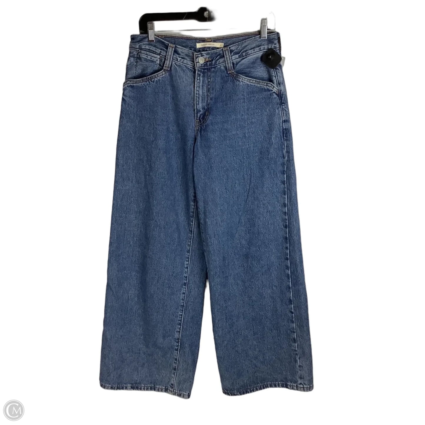 Jeans Wide Leg By Levis In Blue Denim, Size: 4 (27)