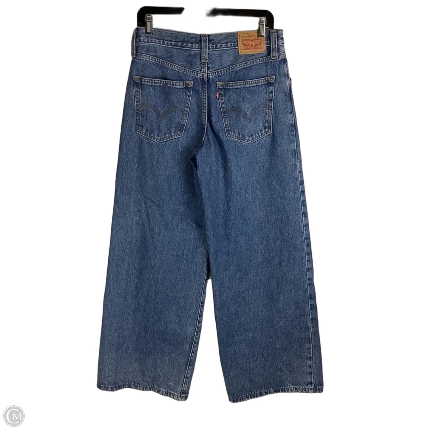 Jeans Wide Leg By Levis In Blue Denim, Size: 4 (27)