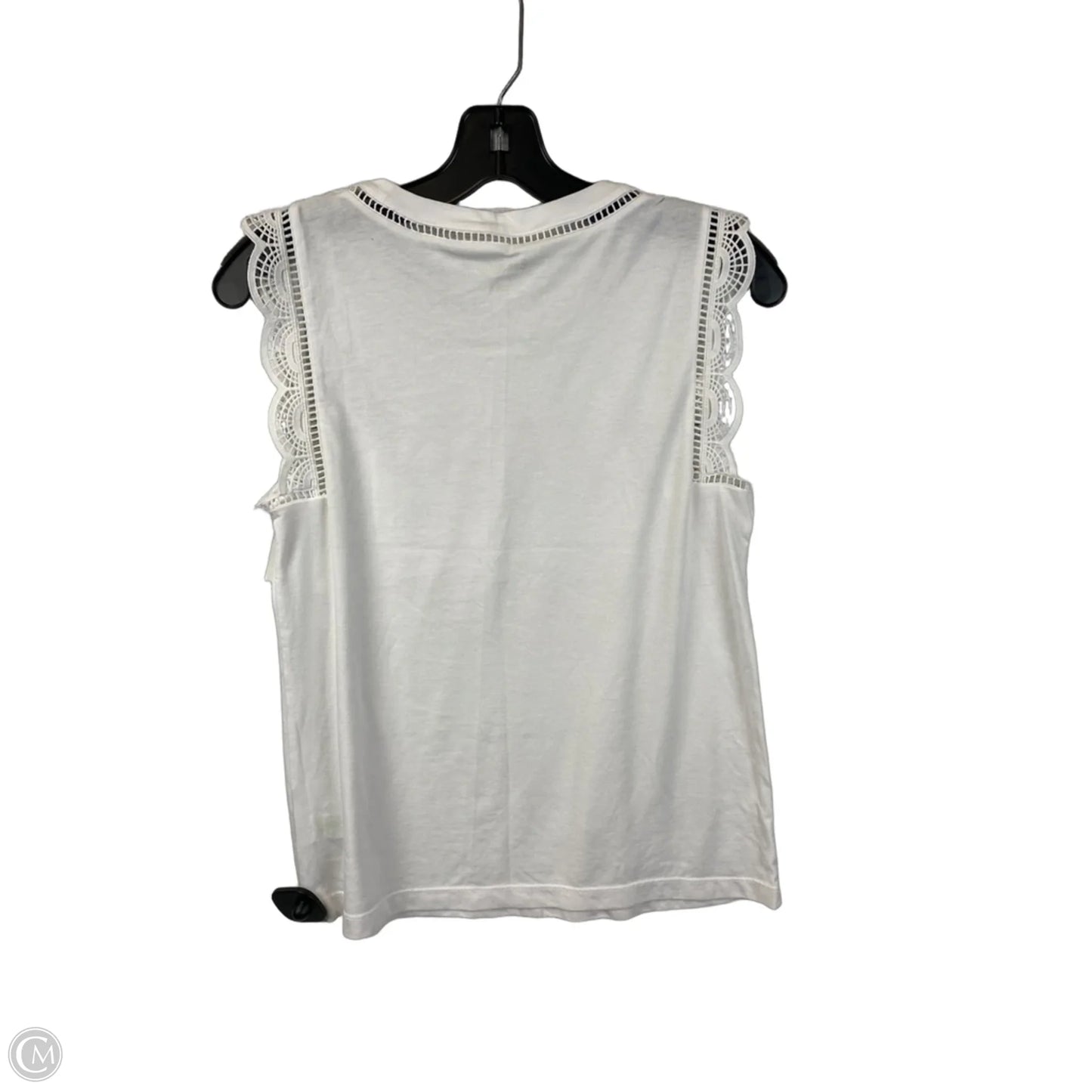 Top Sleeveless Designer By Lilly Pulitzer In White, Size: S