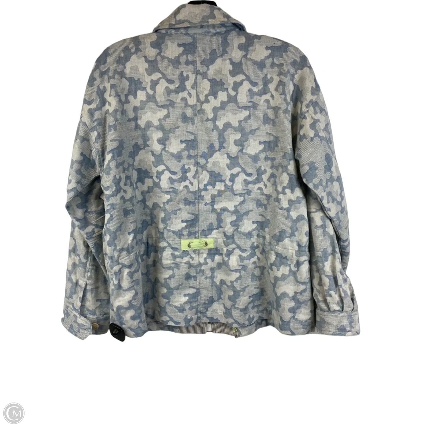 Jacket Shirt By Mystree In Camouflage Print, Size: S