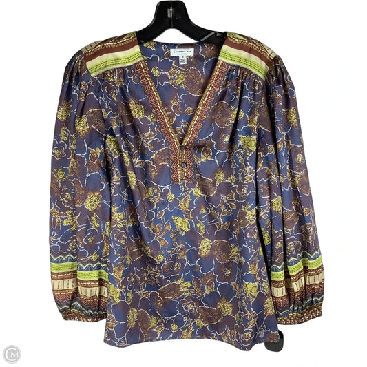 Top Long Sleeve By Current Air In Multi-colored, Size: M