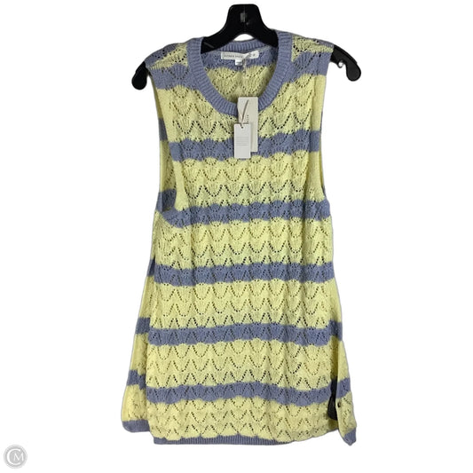 Top Sleeveless By Altard State In Purple & Yellow, Size: Xs