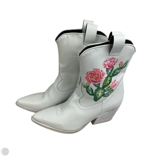 Boots Western By Cmc In White, Size: 6