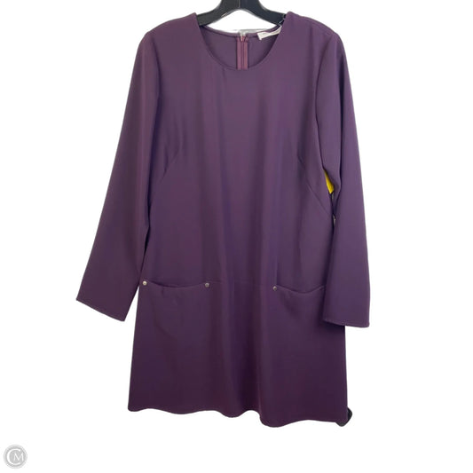 Dress Work By Amanda Uprichard In Purple, Size: M