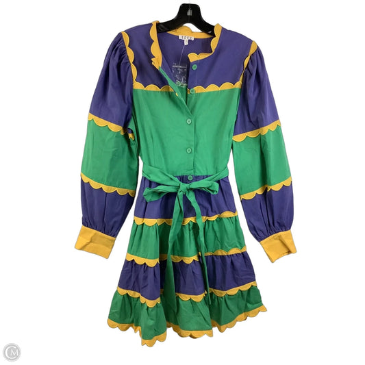 Dress Casual Short By Tcec In Multi-colored, Size: L