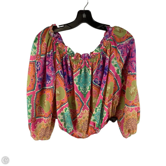 Top Long Sleeve By Clothes Mentor In Floral Print, Size: M