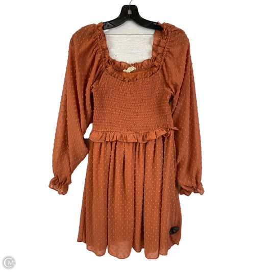 Dress Casual Short By Entro In Orange, Size: L