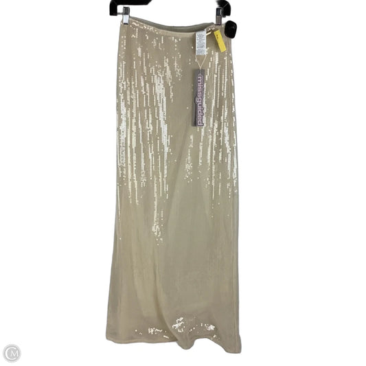 Skirt Maxi By Missguided In Cream, Size: Xs
