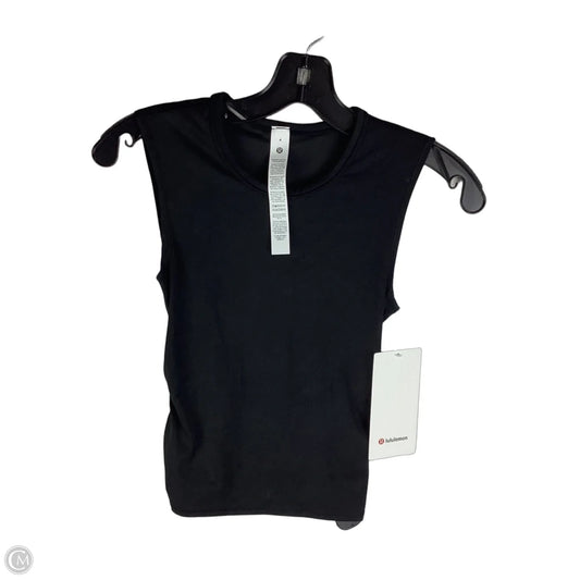 Athletic Tank Top By Lululemon In Black, Size: 4