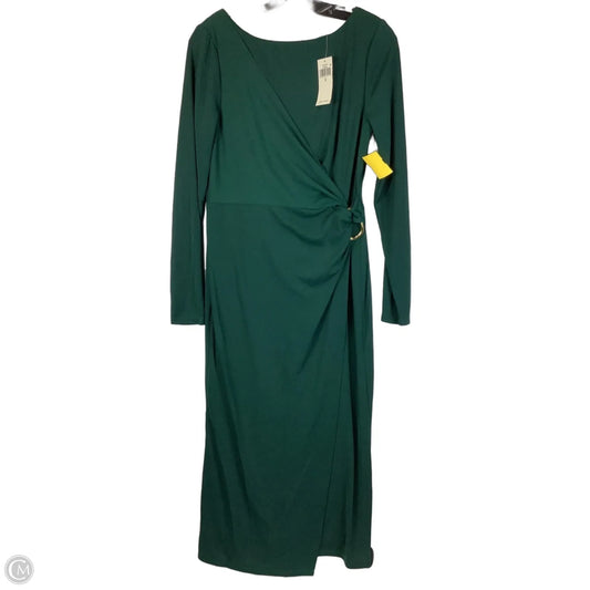 Dress Work By Lauren By Ralph Lauren In Green, Size: 8