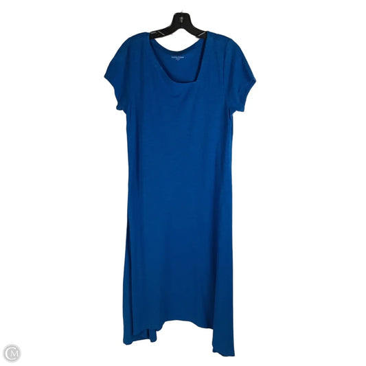 Dress Casual Midi By Eileen Fisher In Blue, Size: M