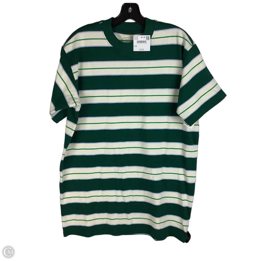 Dress Casual Short By American Eagle In Cream & Green, Size: Xs