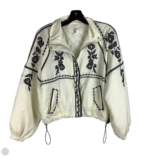 Jacket Puffer & Quilted By Altard State In Cream, Size: S