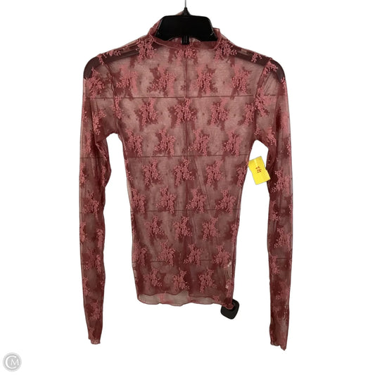 Top Long Sleeve By Free People In Purple, Size: Xs