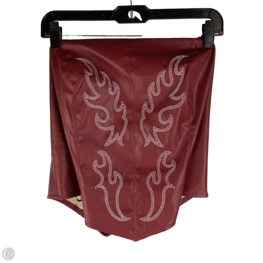 Top Sleeveless By Torrid In Maroon, Size: 2x