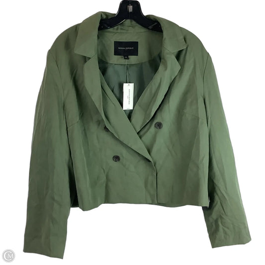Blazer By Banana Republic In Green, Size: 16