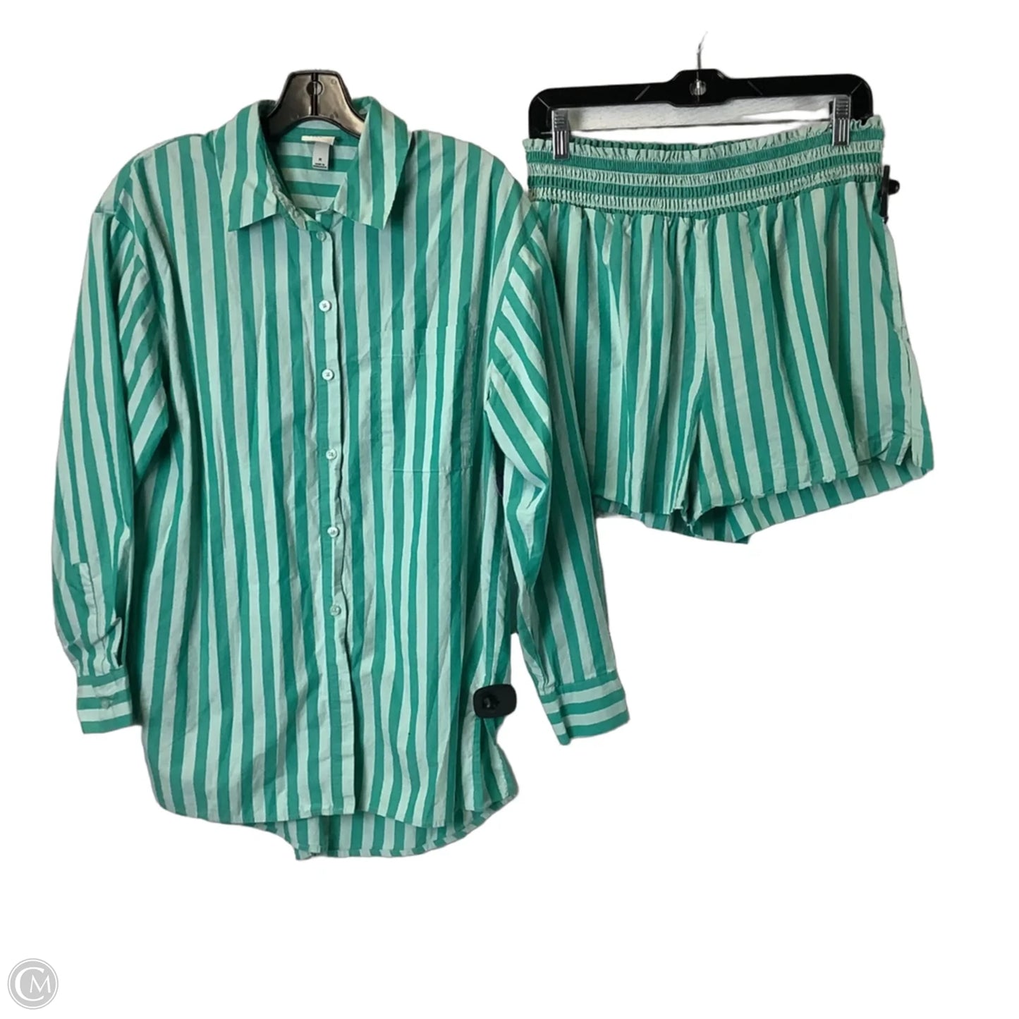 Shorts Set By A New Day In Striped Pattern, Size: M