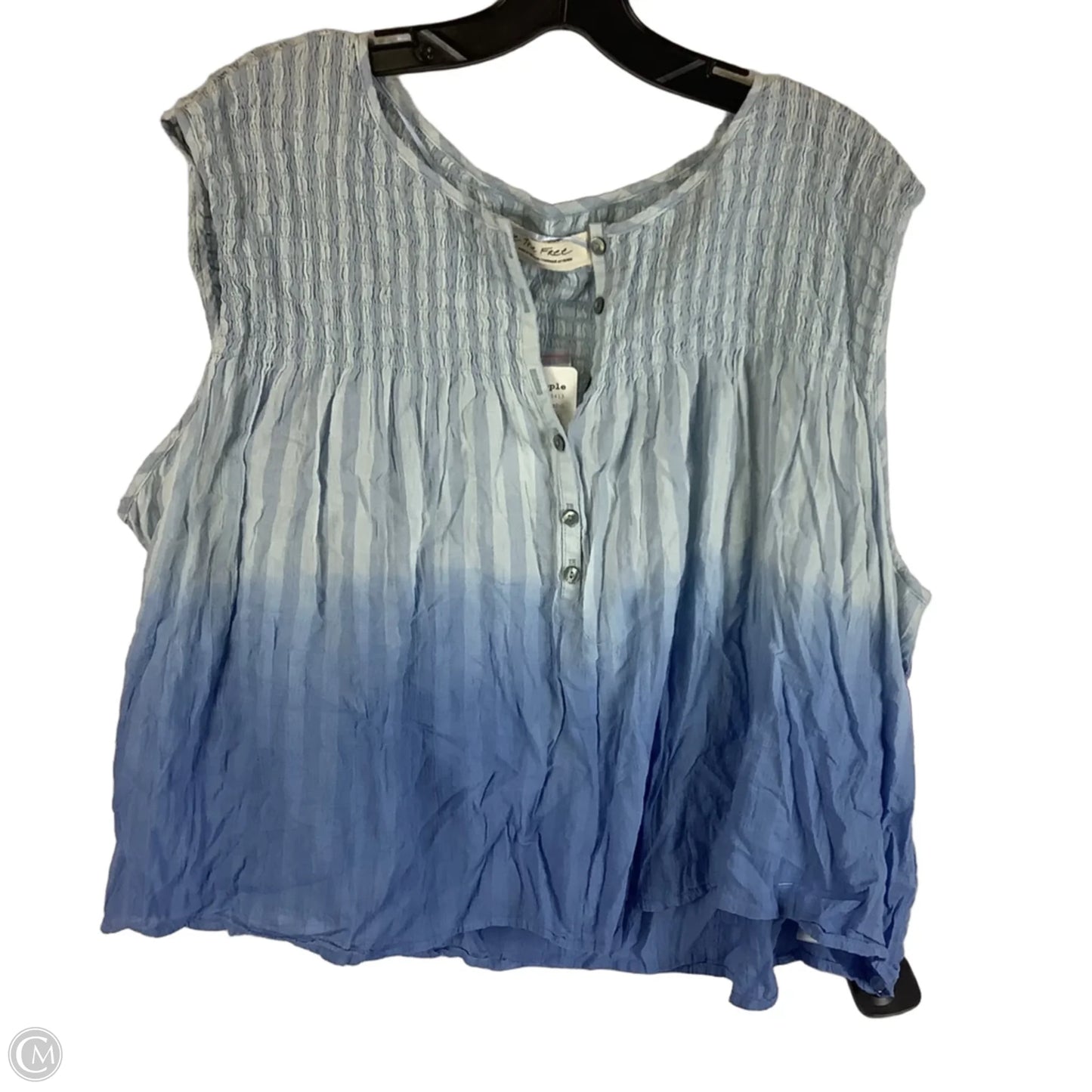 Top Sleeveless By We The Free In Blue, Size: S