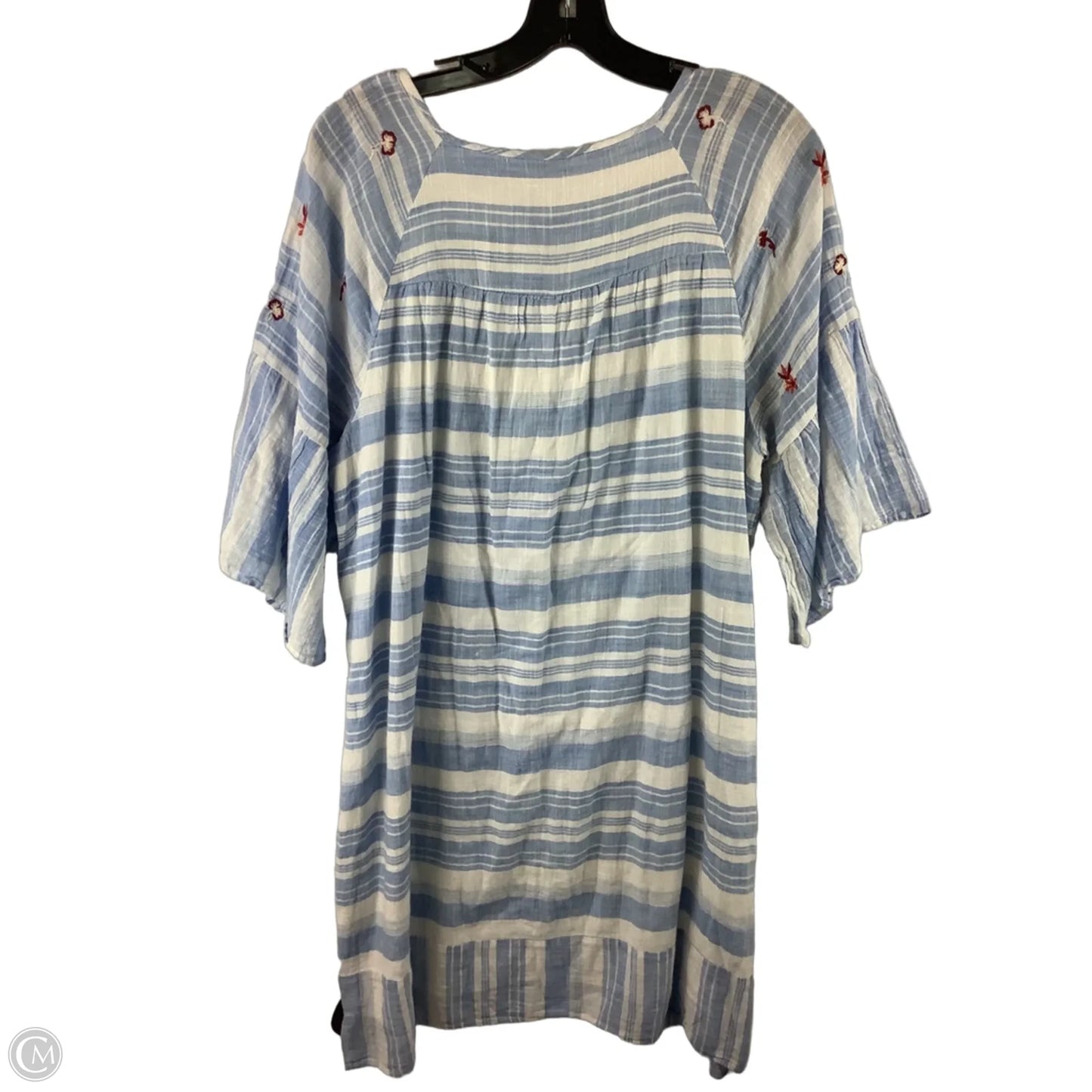 Dress Casual Midi By Crown And Ivy In Striped Pattern, Size: L