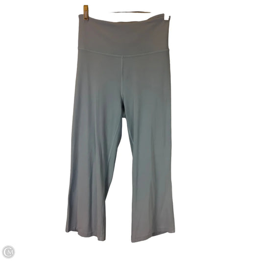 Athletic Capris By Lululemon In Blue, Size: 12