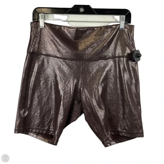 Athletic Shorts By Lululemon In Brown, Size: 12