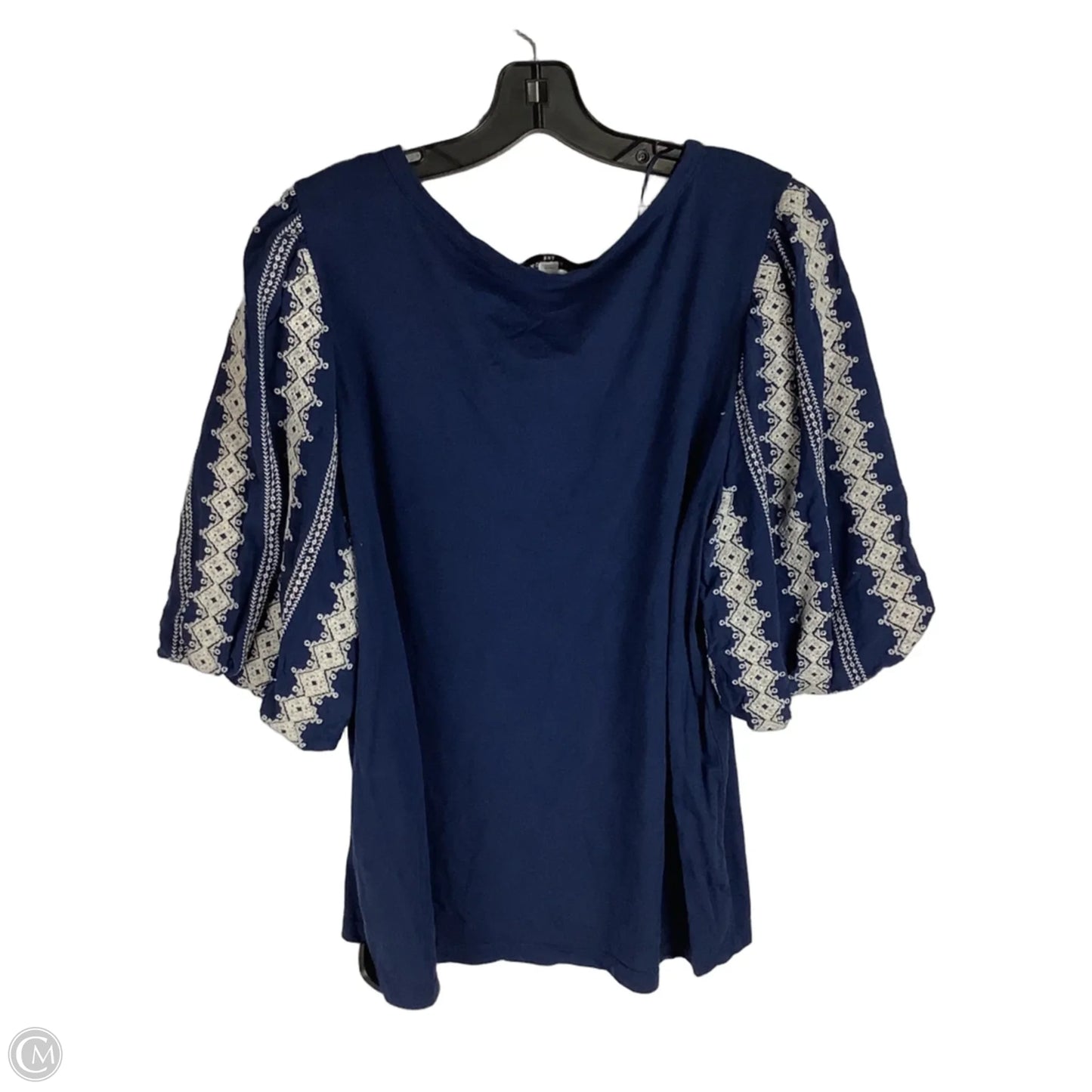 Top Short Sleeve By The Pioneer Woman In Navy, Size: Xxl