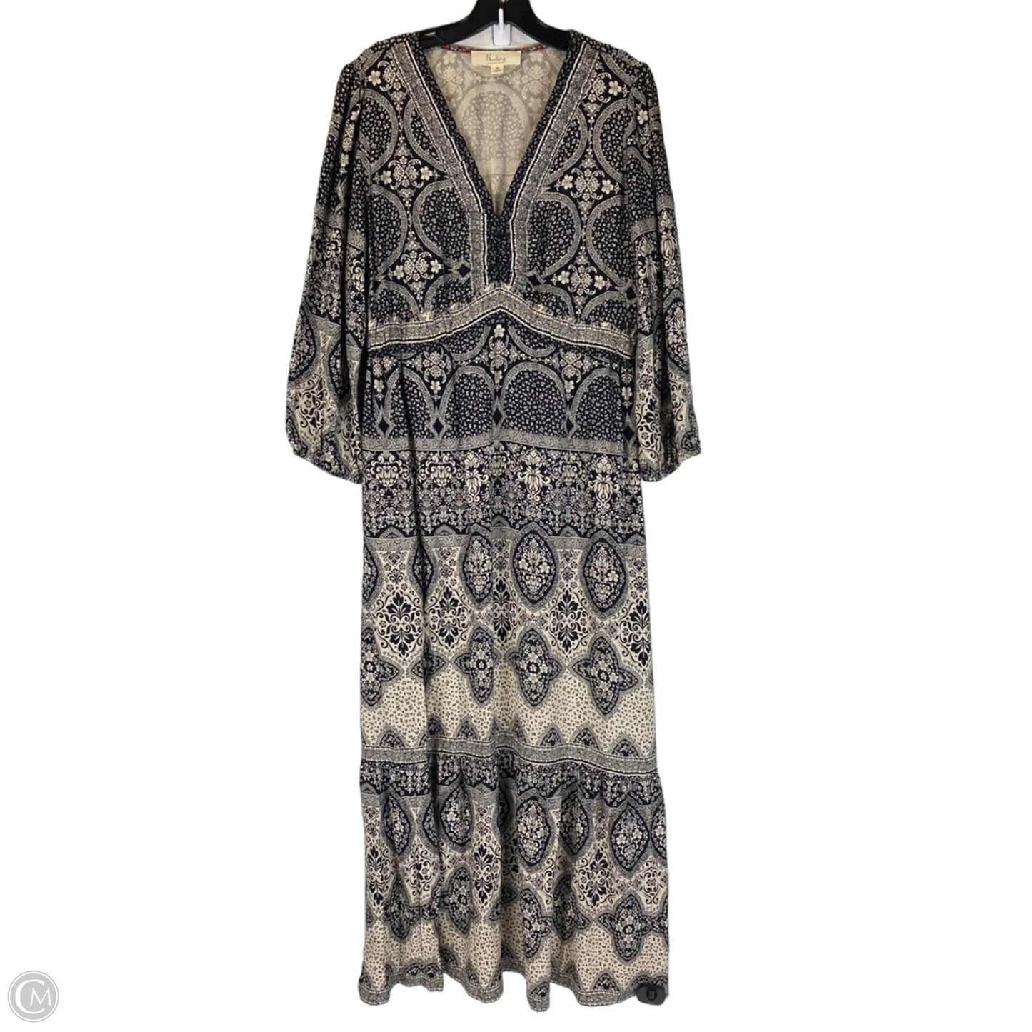 Dress Casual Maxi By Nurture In Black & White, Size: M