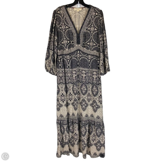 Dress Casual Maxi By Nurture In Black & White, Size: M