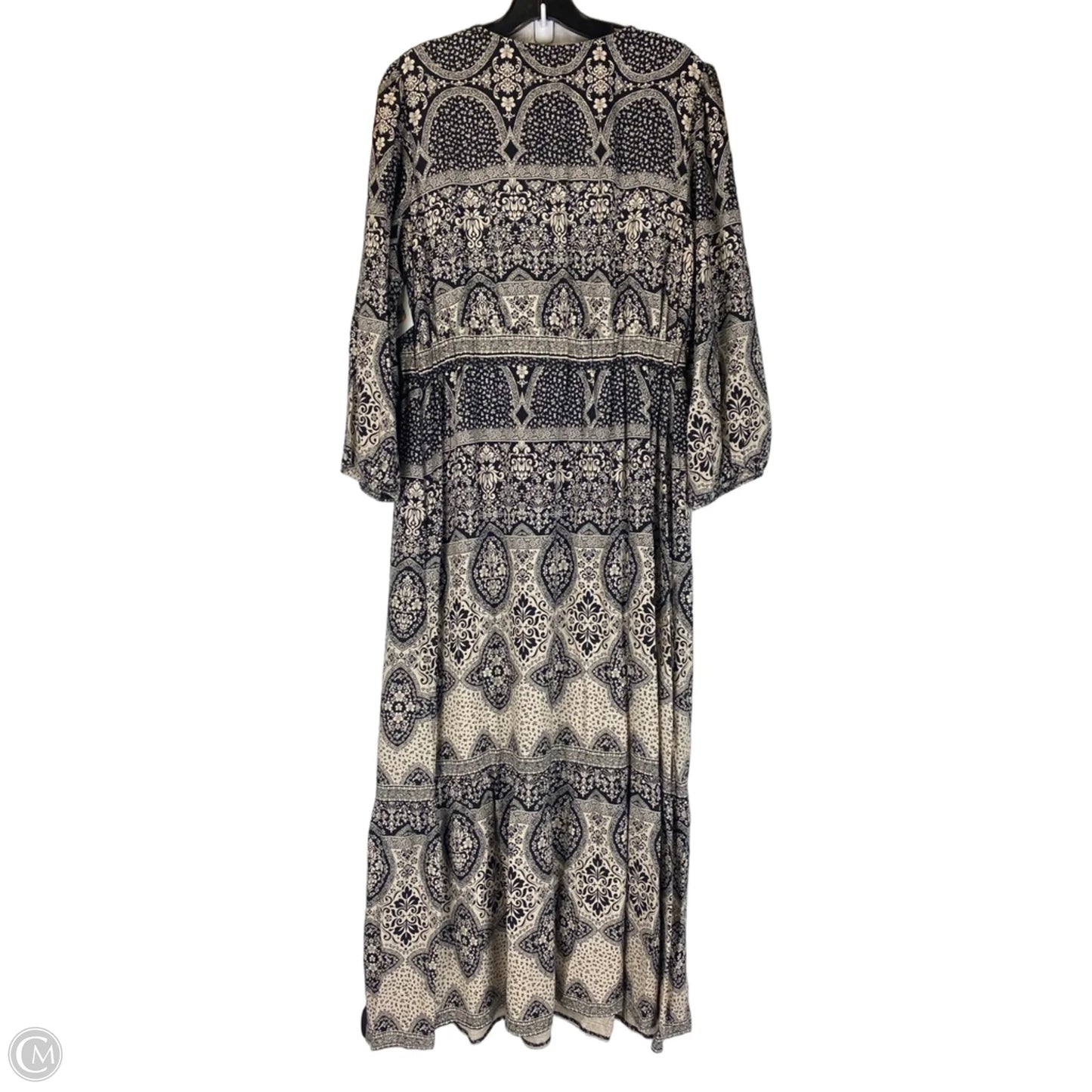 Dress Casual Maxi By Nurture In Black & White, Size: M