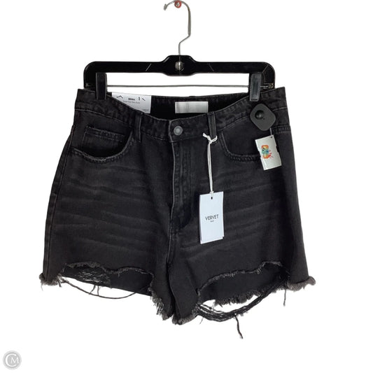Shorts By Vervet In Black Denim, Size: L