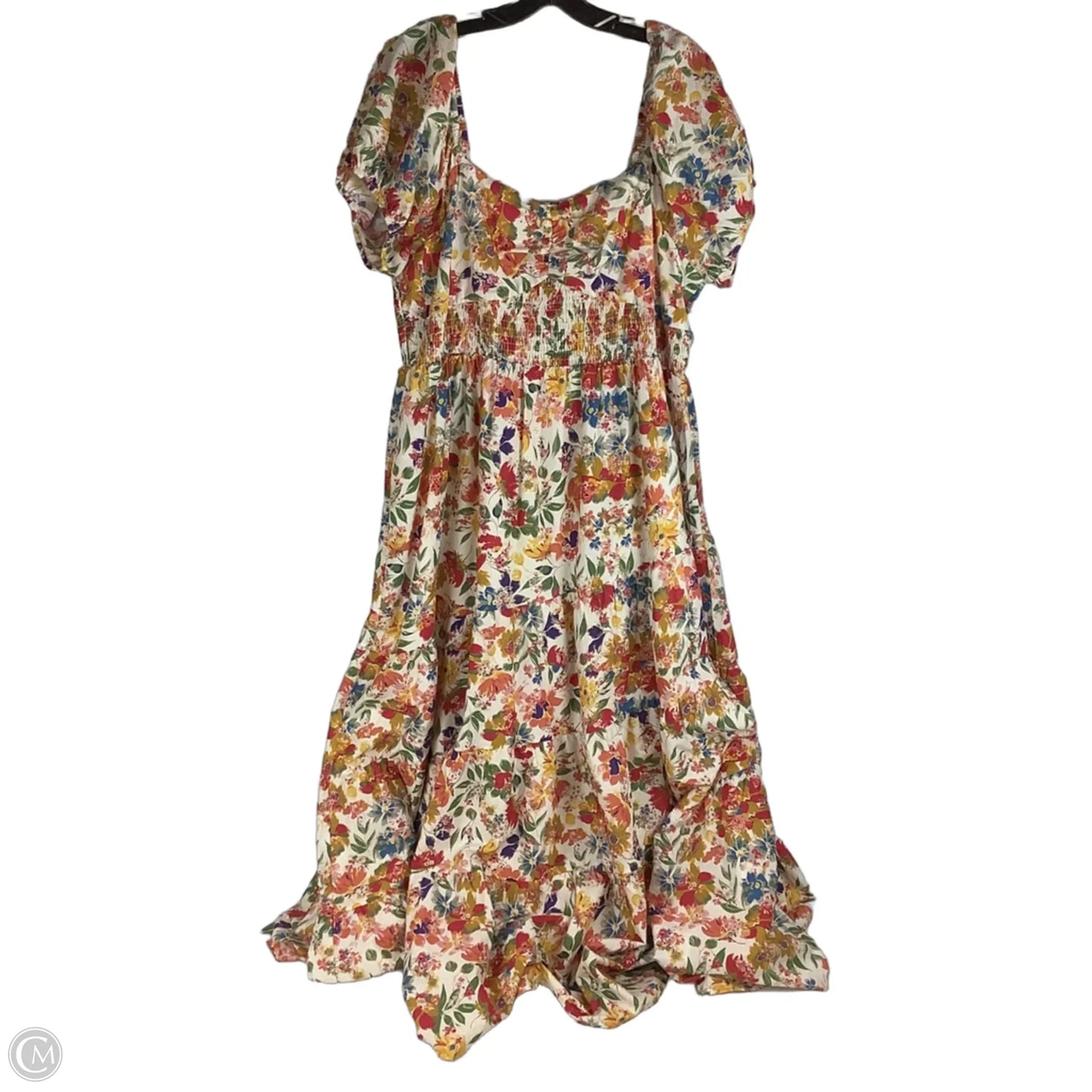 Dress Casual Maxi By Chicsoul In Floral Print, Size: 2x