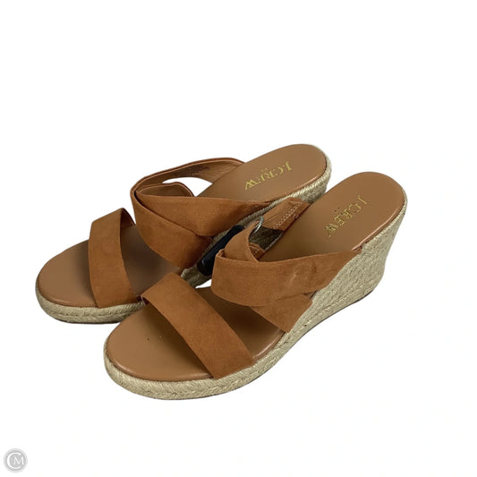 Sandals Heels Wedge By J. Crew In Brown, Size: 7.5
