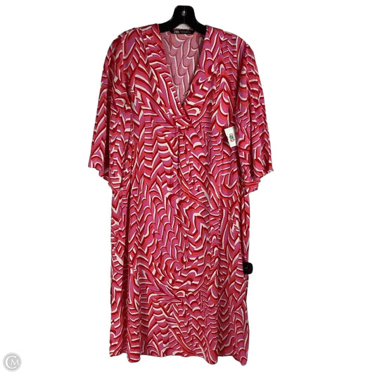 Dress Casual Midi By Zara In Animal Print, Size: L